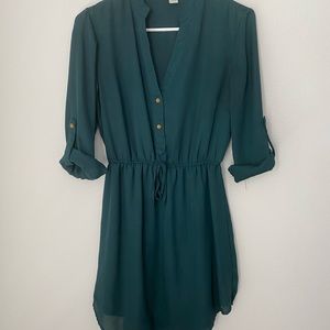 Charlotte Russe Dark Green Dress